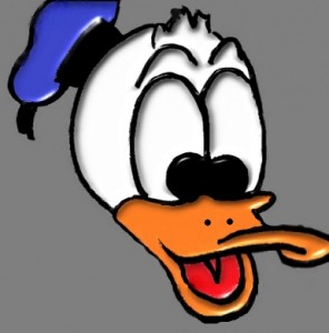 Paperino/Donald Duck by Pasquale Curatola 