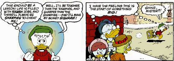 Paperone Uncle Scrooge as a child (Don Rosa)