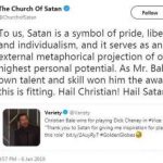 the church of satan on Christian Bale